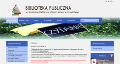Desktop Screenshot of bibliotekabielany.waw.pl