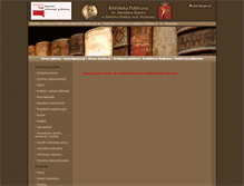 Tablet Screenshot of bip.bibliotekabielany.waw.pl